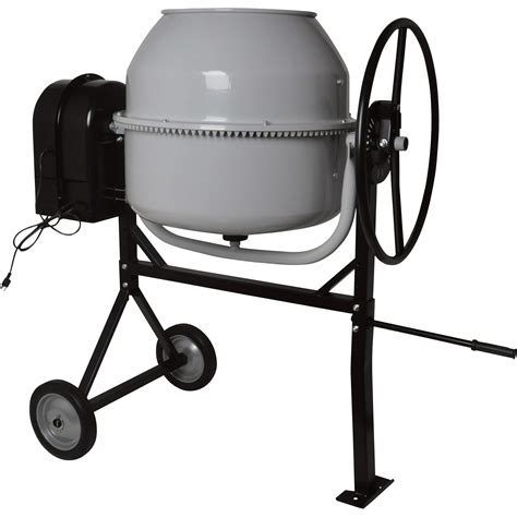 Klutch Portable Electric Cement Mixer 6 Cubic Ft Drum Northern