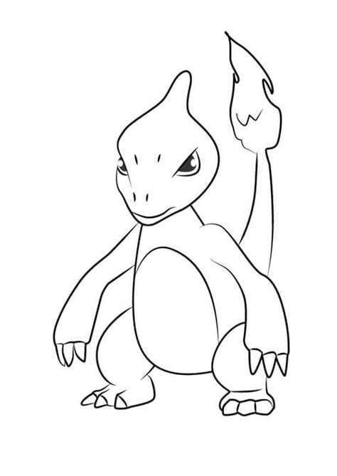 Charmeleon Coloring Pages - Free Printable Coloring Pages for Kids