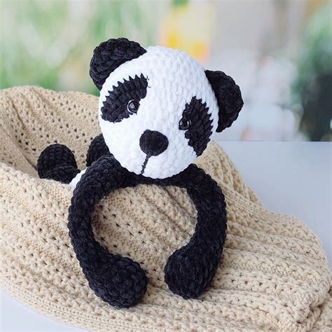 Pattern Crochet Animal Panda, Baby Panda Comforter, Crochet - Inspire ...