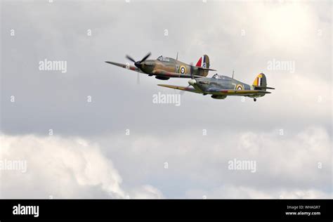 Hawker Hurricane Mk I P2902 G ROBT Flying In Formation With Hawker