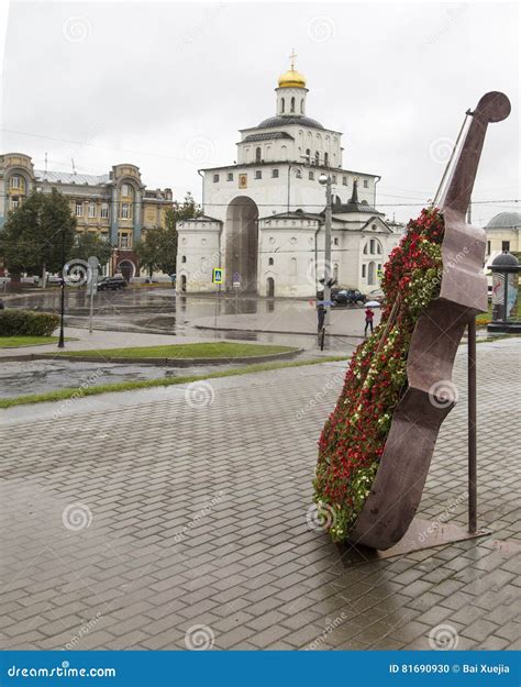 Golden Gate In Vladimir Russian Federation Editorial Image Image Of