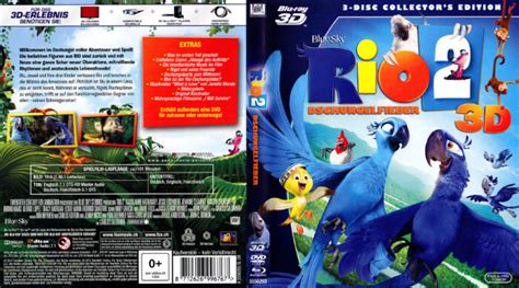 Rio 2 3D DE Blu-Ray Cover - DVDcover.Com