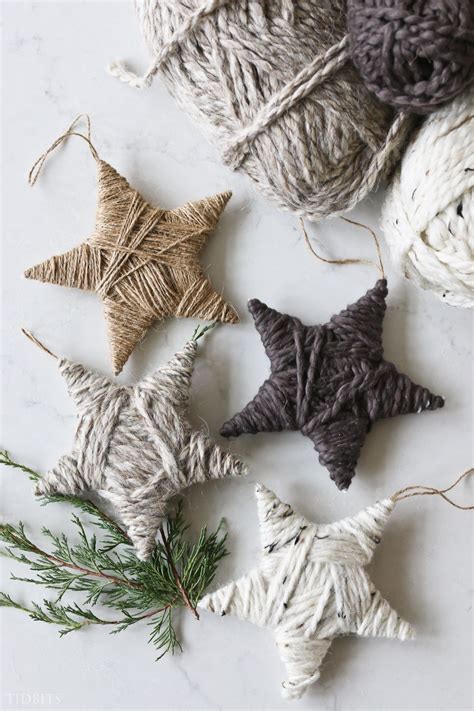 How To Make Yarn Wrapped Star Ornaments For Christmas Artofit