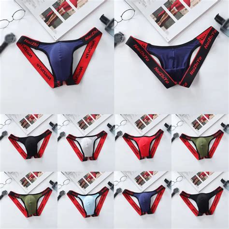 Sexy Herrenunterw Sche Herren Tanga Gay Bikini Jockstrap Mini Slips