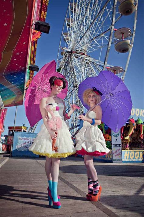 A Crazy And Colourful Styled Shoot At The Fun Fair With Popcorn And