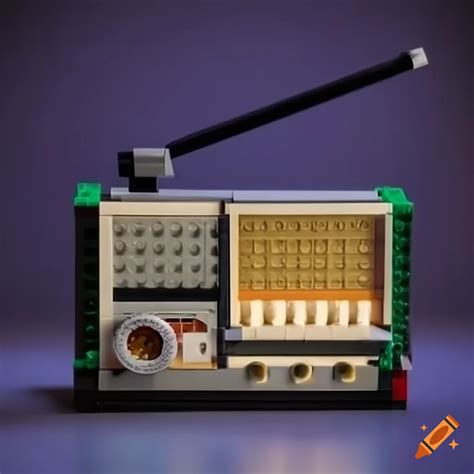 Retro Radio Device Lego