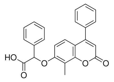 8 METHYL 2 OXO 4 PHENYL 2H CHROMEN 7 YL OXY PHENYL ACETIC ACID