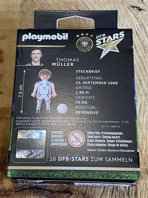 PLAYMOBIL 71673 EDEKA DFB Stars EM 2024 Thomas Müller Neu OVP