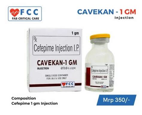 Cefepime Gm Injection At Rs Piece Pharmaceutical Injection In