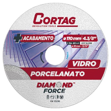 Disco Diamantado Turbo Porcelanato 105mm Bosch Ritec Máquinas e