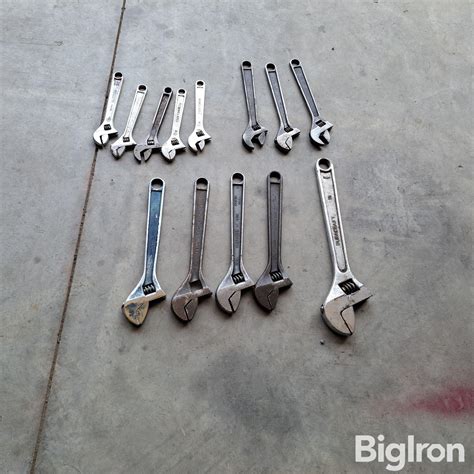 Adjustable Wrenches Bigiron Auctions