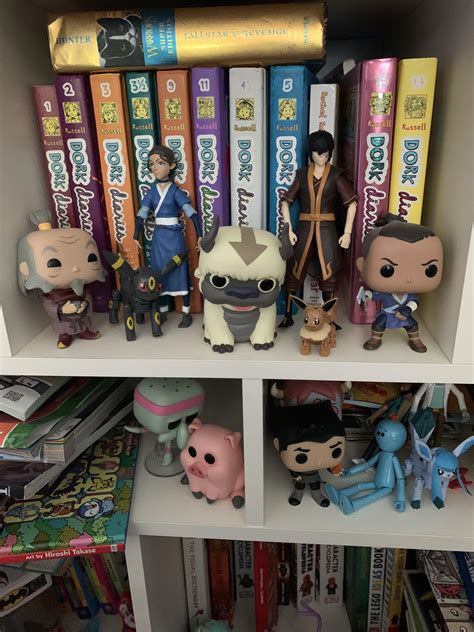 My Little Avatar Shelf I Have Funko Pops Of Iroh Oppa And Sokka As