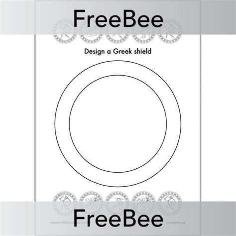 Free Ancient Greek Shield Designs Sheets by PlanBee