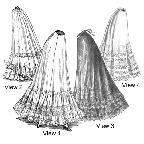 Tve Edwardian Petticoats Truly Victorian