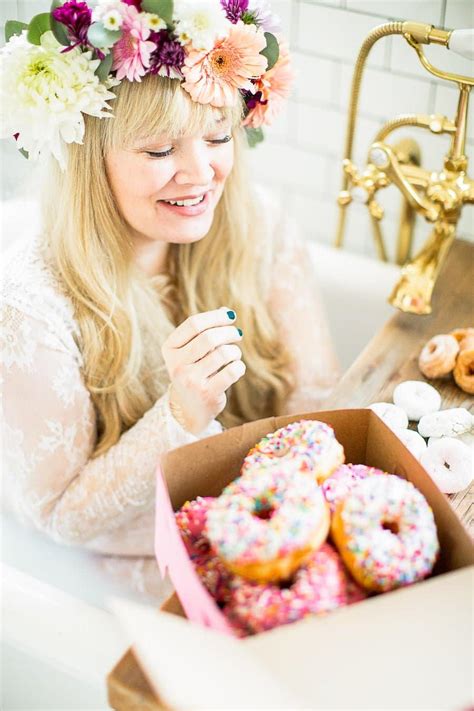 My Donuts Milk Bath Maternity Photoshoot Salty Canary