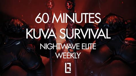 Warframe M Kuva Survival Elite Weekly Youtube