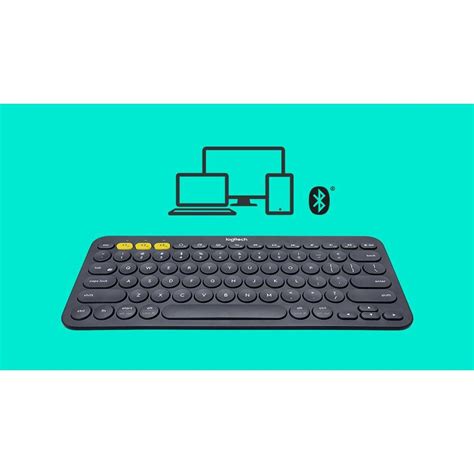 Teclado Multidispositivo Inal Mbrico Bluetooth En Espa Ol Color Negro