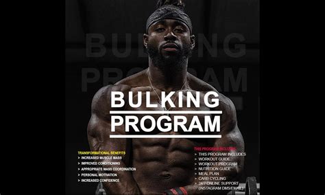 Bulking Workout And Meal Plan Eoua Blog