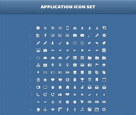 Trident Design – Application Icon Set