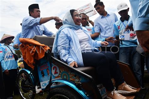 Peluncuran Becak Listrik Prabowo Di Madiun Antara Foto