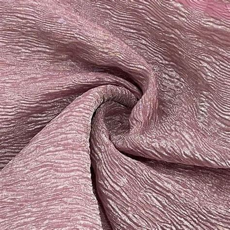 Magenta Pink Solid Shimmer Crushed Tissue Fabric At Rs 198 00 Shimmer