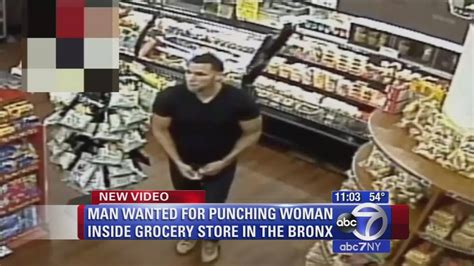 Caught On Camera Man Attacking Woman At Bronx Grocery Store Abc7 New