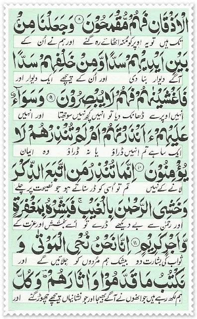 Surah Yaseen Read Online Surah Yaseen English Translation And Know