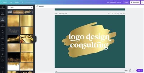 Gold, Silver, Metallic, Logos and Beyond: The Ultimate Guide to All Things Gold in Canva — Let's ...