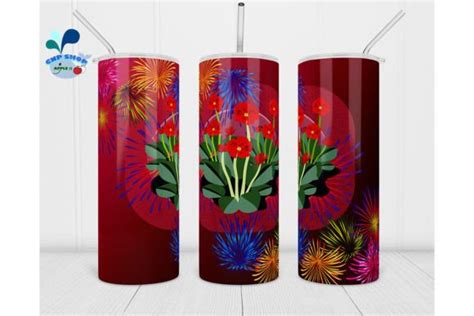 Flower Skinny Tumbler Graphic By Chalitacnp · Creative Fabrica