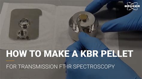 How To Make A Kbr Pellet Ft Ir Spectroscopy Transmission Analysis