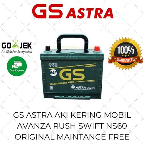 Jual GS ASTRA ORIGINAL AKI KERING Mobil AVANZA RUSH SWIFT X OVER 45Ah