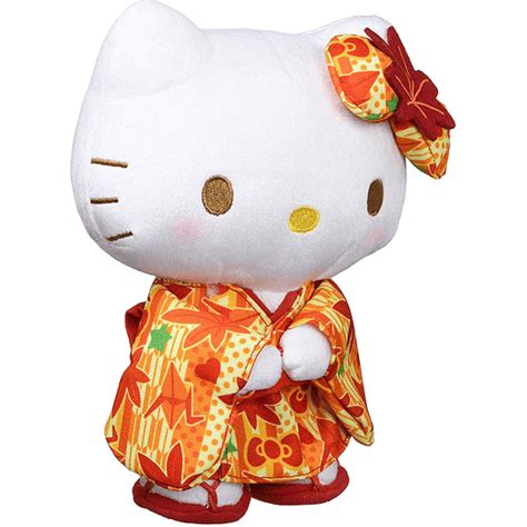 Peluche Hello Kitty Sakura Kimono Otoño 20cm