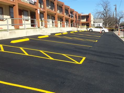 Parking Lot Striping and Finishing - Parking Lot Repair