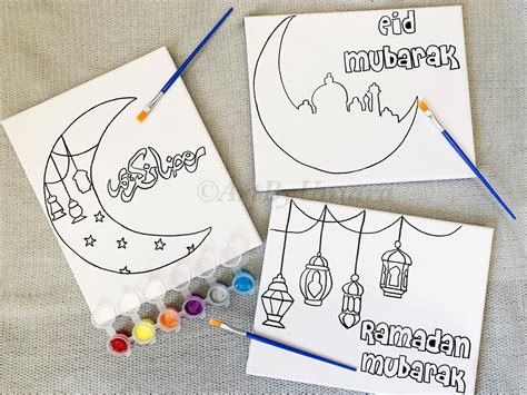 Ramadan Paint Set Ramadan Children Activity Eid Activity - Etsy