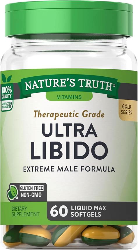 Natures Truth Ultra Libido Supplement For Men Tongkat Ali Horny