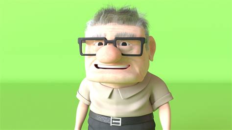 3d Model Of Carl Fredricksen Up Movie 3d Model Turbosquid 2202867