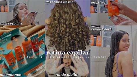 Rotina Capilar Testei A Linha Cachos Longos Dos Sonhos L Oreal