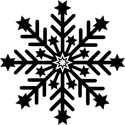 SVG Snow Winter Snowflake Flake Free SVG Image Icon SVG Silh