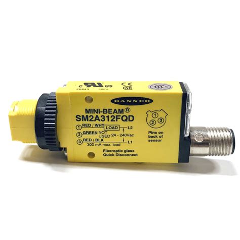 Sm2a312fqd Banner Engineering Mini Beam Photoelectric Sensor