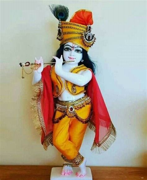 Pin By Gulab Bakawali On Sri Krishna Murti Krishna Statue Radha