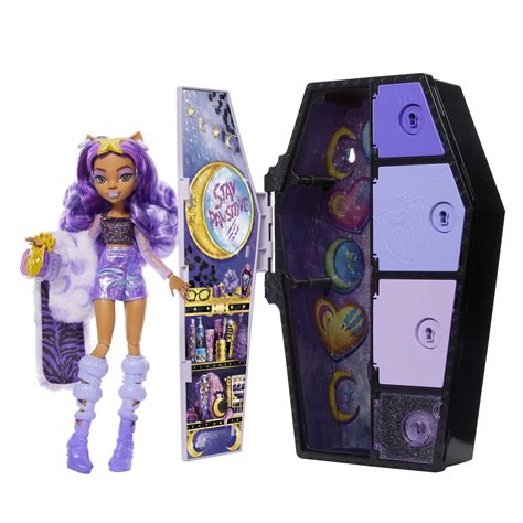 Monster High Segreti Da Brivido Colori Mostruosi Bambola Clawdeen