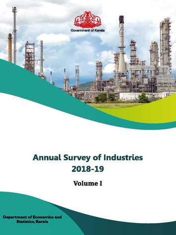 Annual Survey Of Industries Volume I