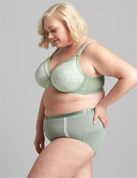 Modern Lace Lightly Lined Full Coverage Bra Lanebryant