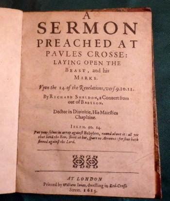 A Sermon Preached At Paules Crosse Laying Open The Beast And His Marks