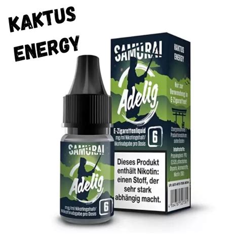 Adelig Liquid 10ml Samurai Vaping 7 90