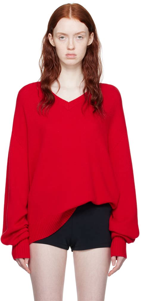 Maryam Nassir Zadeh Red Davis Sweater Maryam Nassir Zadeh