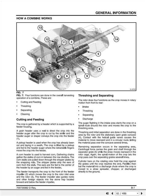 Challenger EU Rotary Combine Harvester 540C 560C Operator S Manual