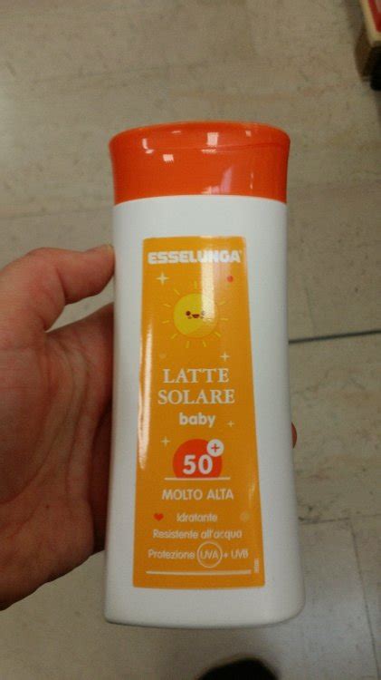 Esselunga Latte Solare Baby Spf Inci Beauty