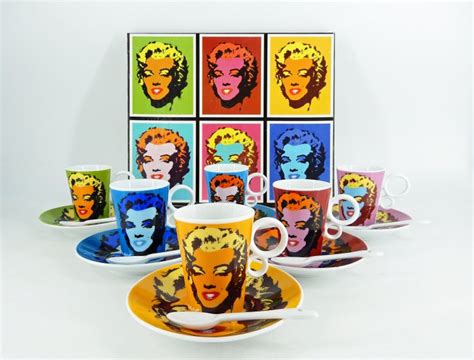 Andy Warhol Marylin Monroe AOC Tasses Et Soucoupes Catawiki