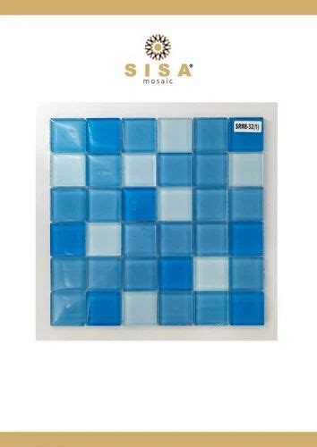 Blue Glass Mosaic Swimming Pool Tiles X Feet At Rs Sq Ft In Pune